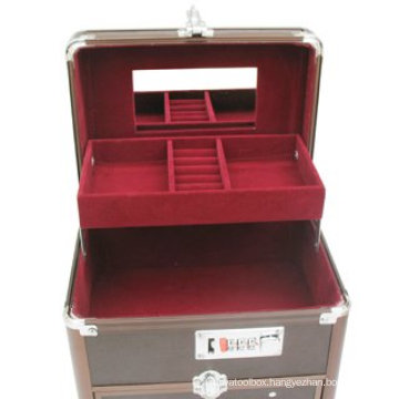 2014 Newest Portable Handle Makeup Storage Case